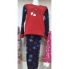 Pliušinė Kalėdinė pižama „ Snaigė”