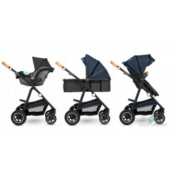 Vežimėlis 3in1 Lionelo Amber Blue Navy