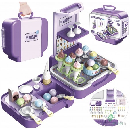 WOOPIE lagaminas su ledais 3in1