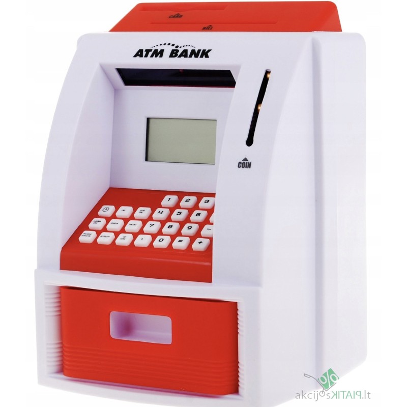 Bankomatas vaikams taupyklė