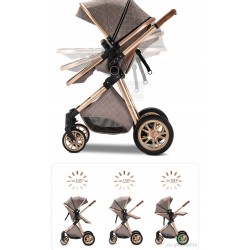 Kūdikių vežimėlis TIARO PREMIUM 3in1