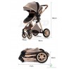 Kūdikių vežimėlis TIARO PREMIUM 3in1