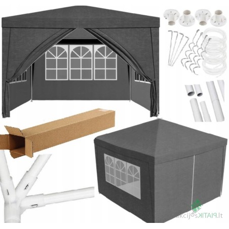 Sodo paviljonas 3 x 3 x 2,5 m