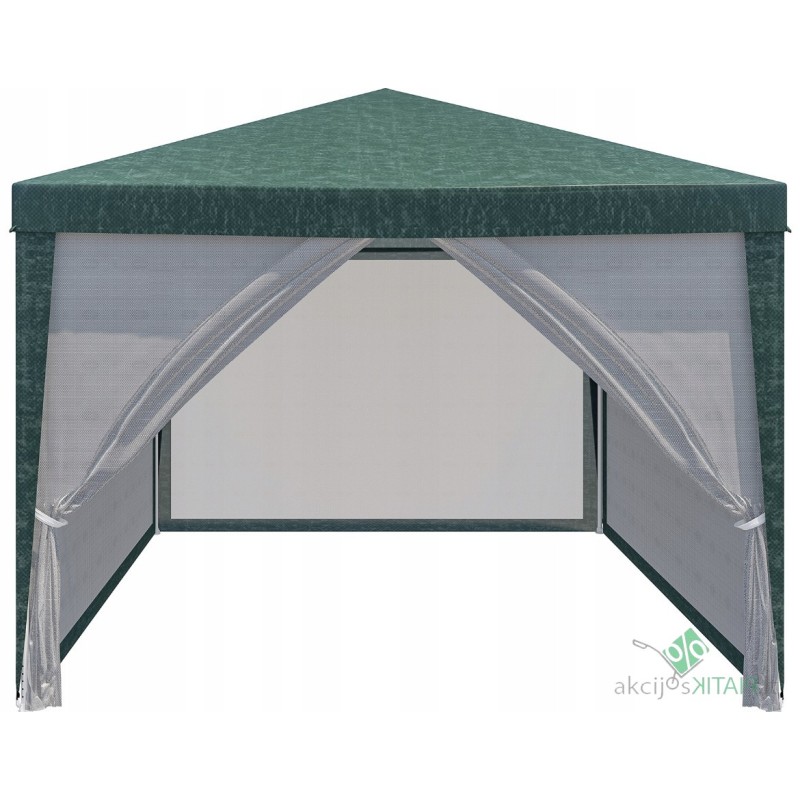 Sodo paviljonas 4 sienos 3 x 3 x 2,5 m