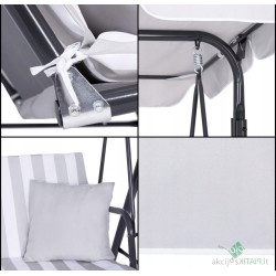 Laisvai pastatomos sodo sūpynės 45x130