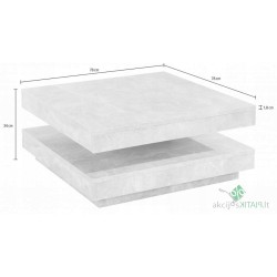 Matinis betoninis kavos staliukas 78 cm
