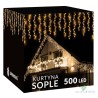 Springos šviesos užuolaida - 500 šviesų