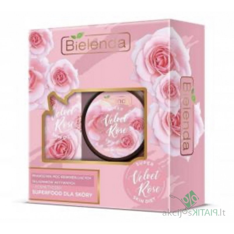 Bielenda Super Skin Velvet Rose“ dovanų rinkinys Jai