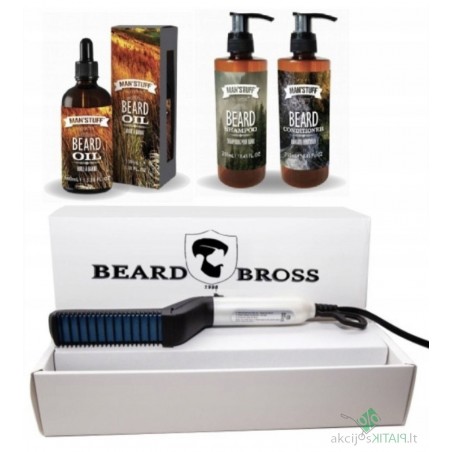 Rinkinys vyrų barzdai Beard Bross