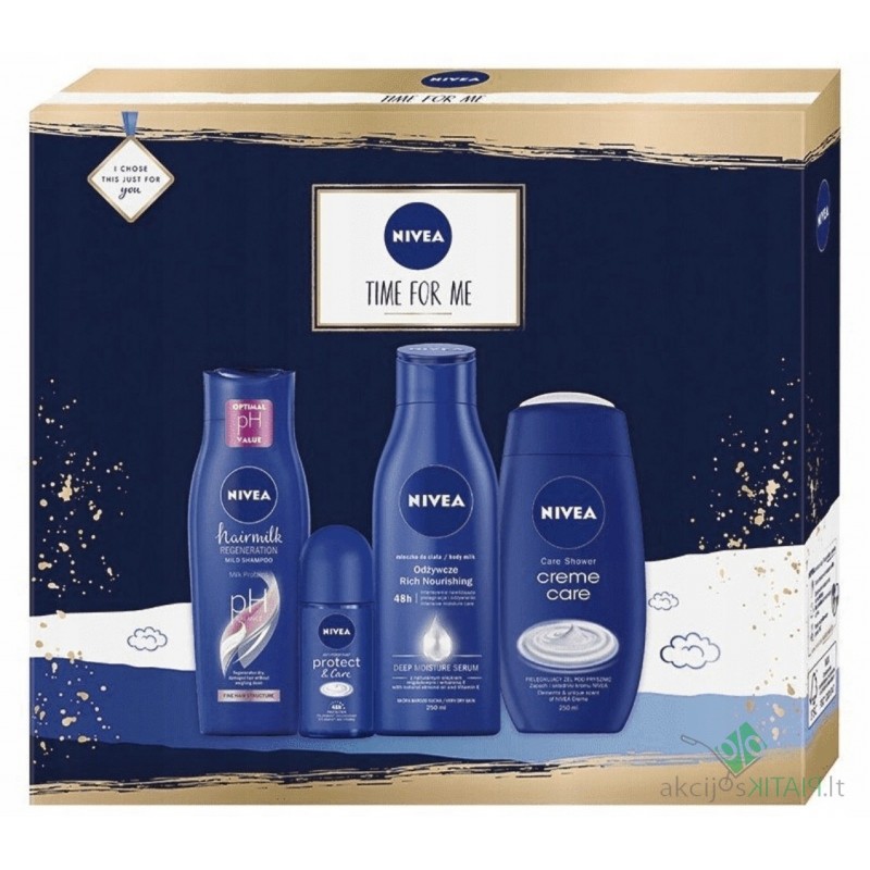 Nivea Time moteriškas dovanų rinkinys